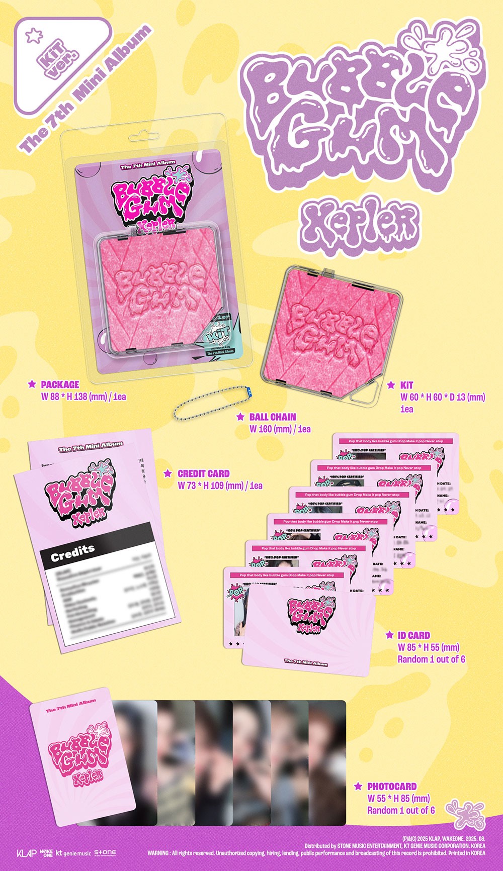 KEP1ER - [BUBBLE GUM]  sklep