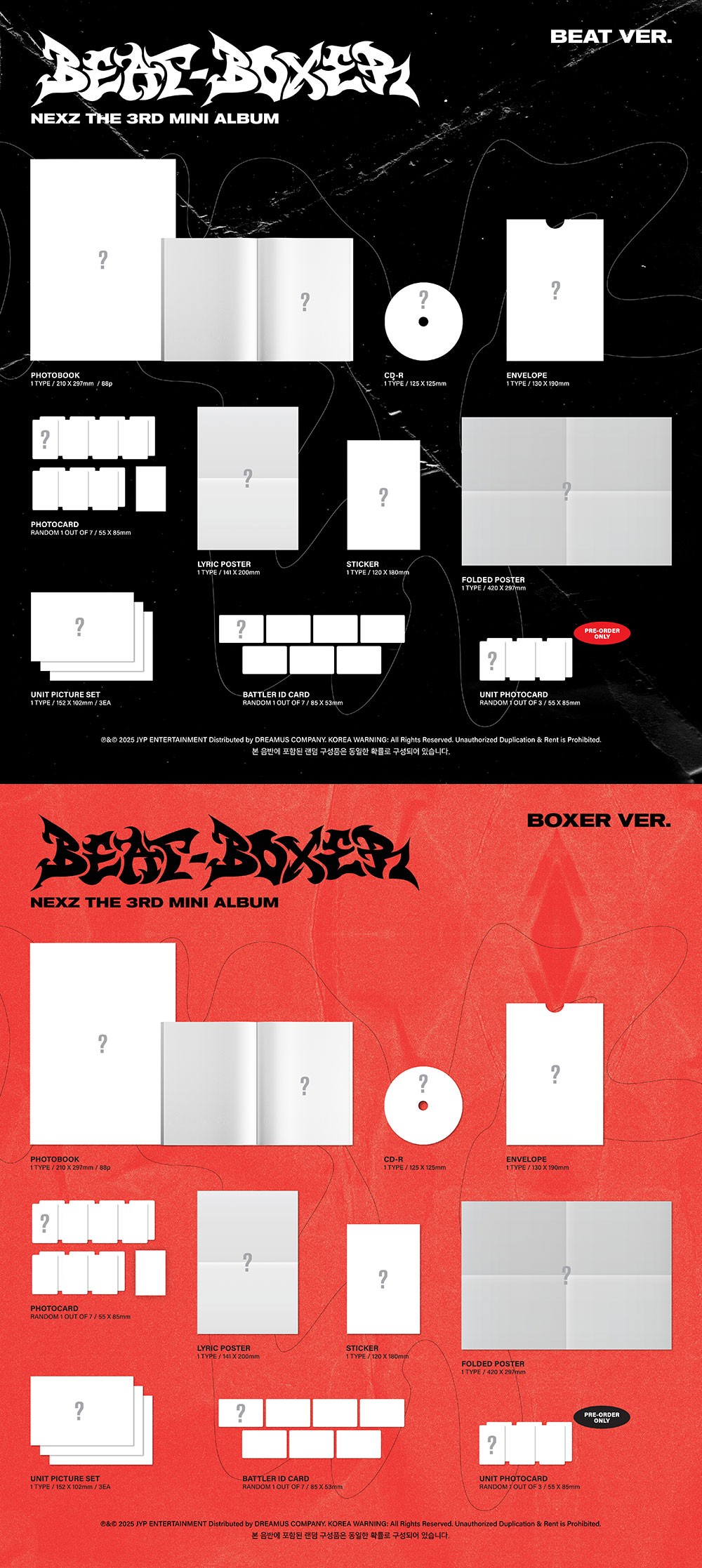[Pre-Order] NEXZ - THE 3RD MINI ALBUM [BEAT-BOXER] sklep kpop
