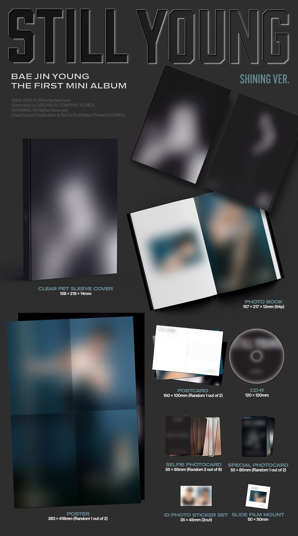 sklep BAE JIN YOUNG - 1ST MINI ALBUM [STILL YOUNG] (SHINING VER.)