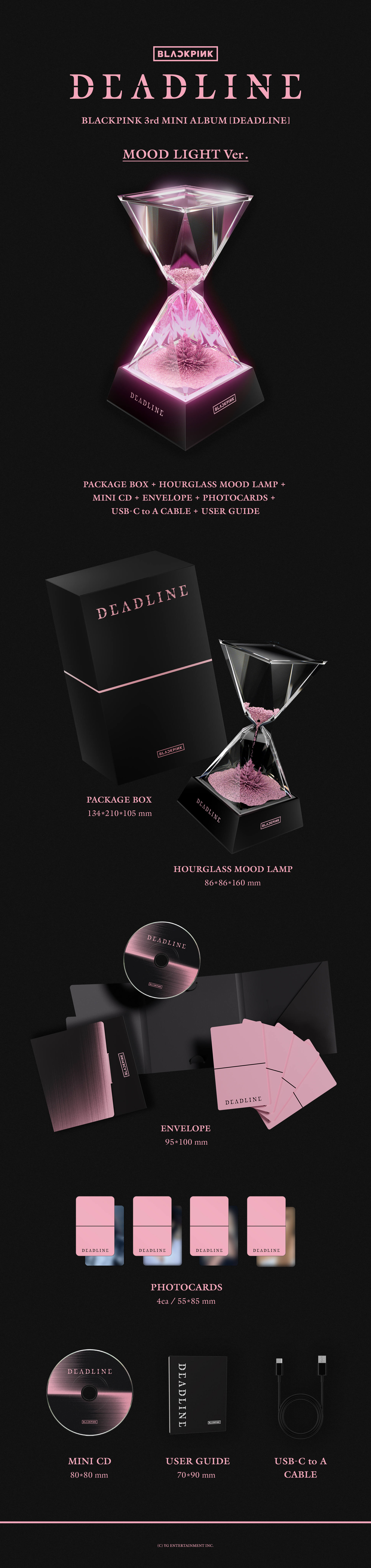 black pink deadline album w wwersji mood light kpop
