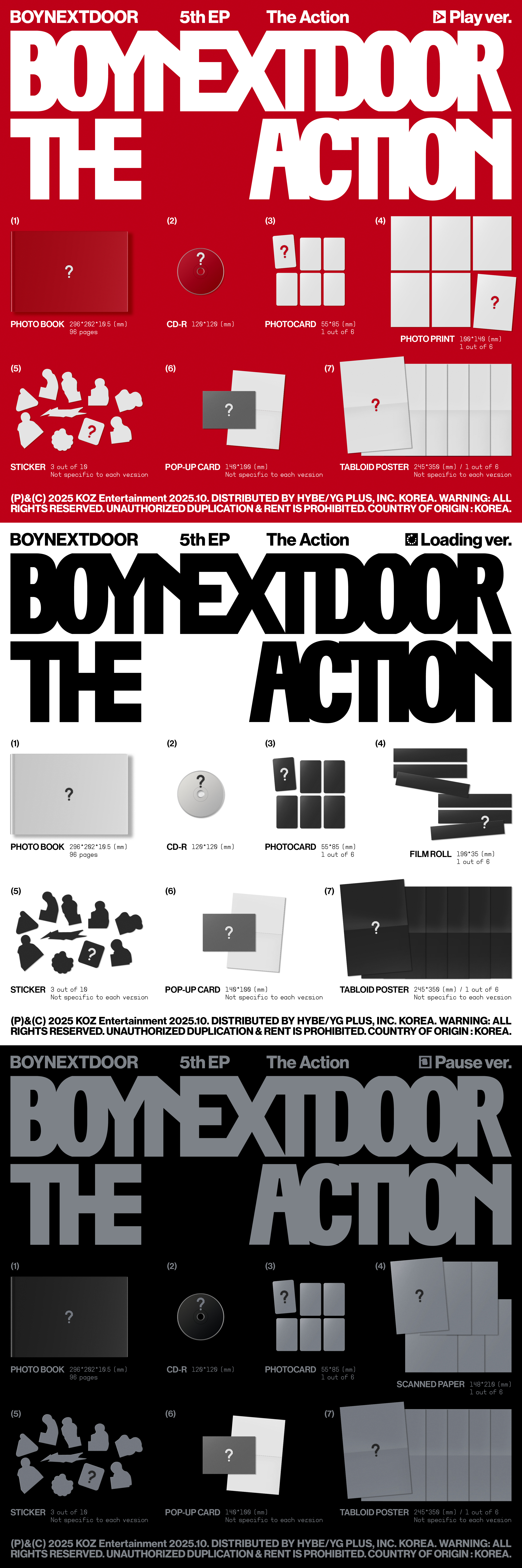BOYNEXTDOOR - 5th EP [The Action]  sklep