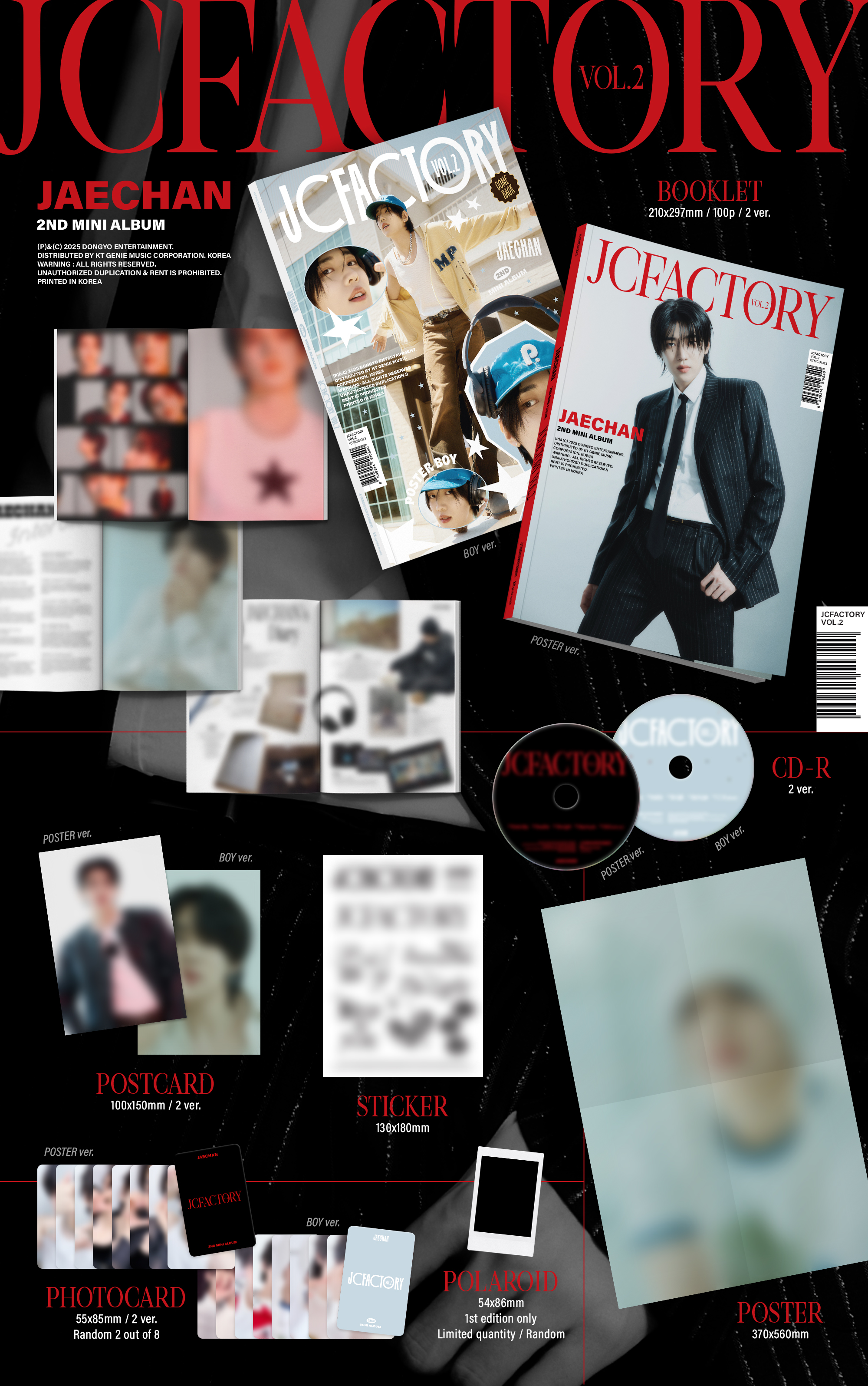 JCFACTORY sklad albumu