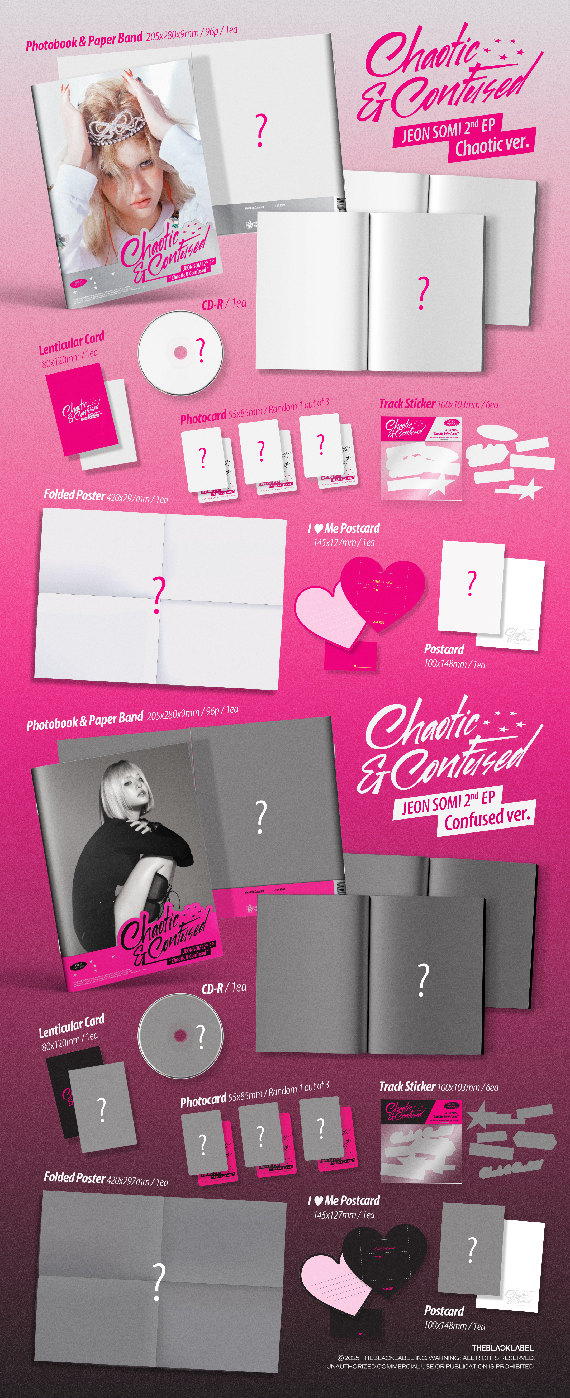 sklad JEON SOMI - 2nd EP ALBUM ‘Chaotic & Confused’ (2 TYPES Random)