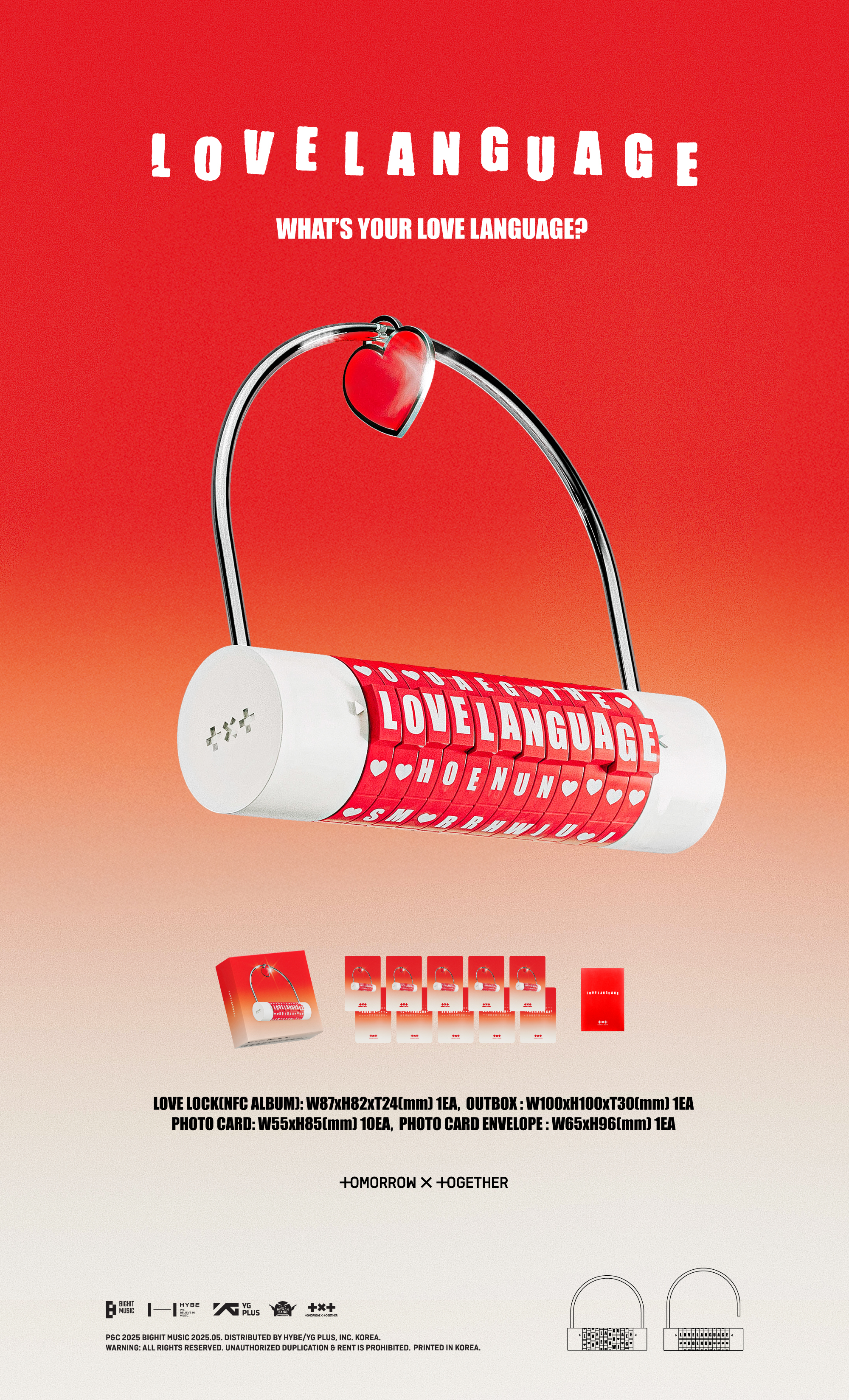 Love Language sklad albumu nfx txt