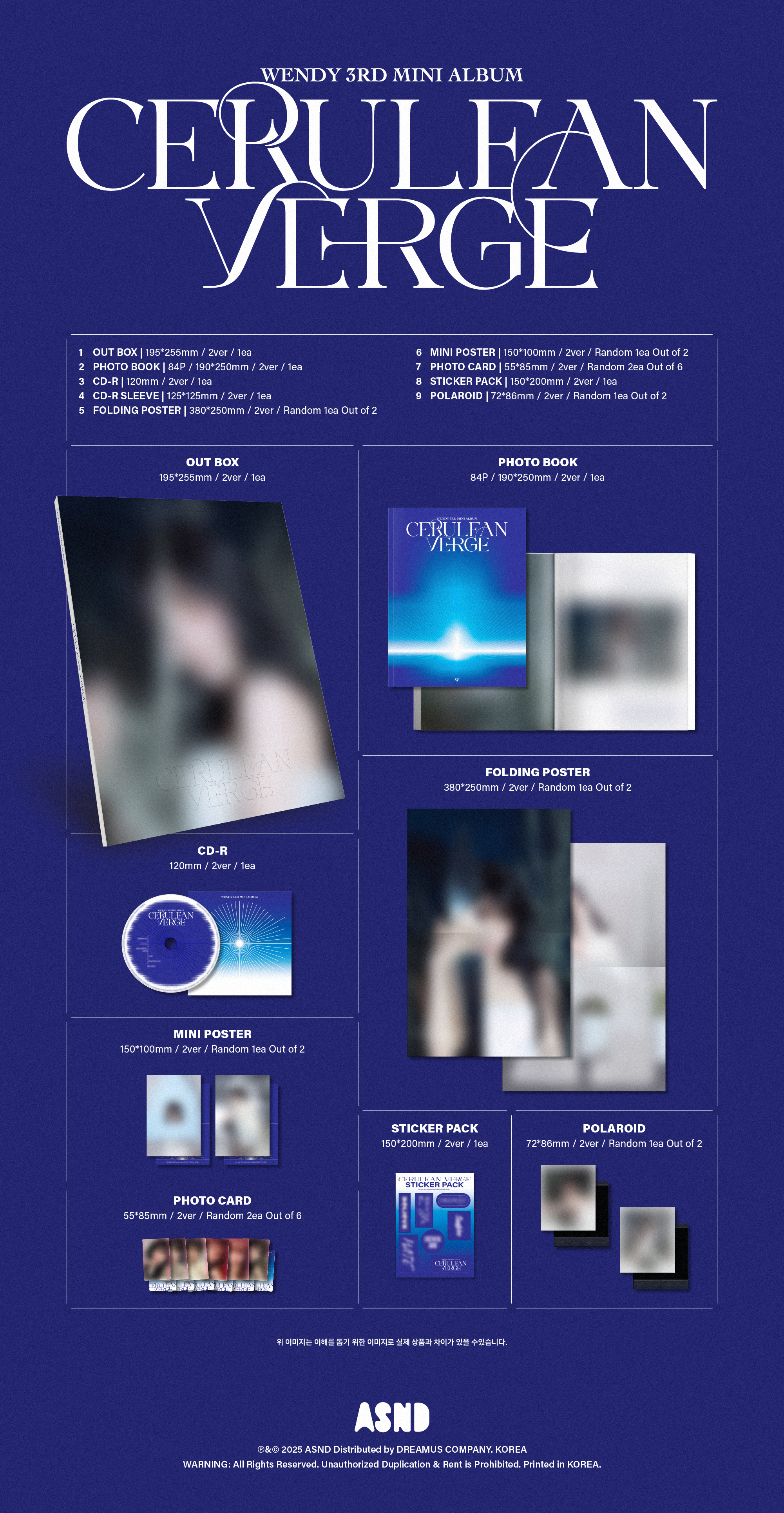skald albumu  WENDY - [Cerulean Verge] (Photobook Ver.)