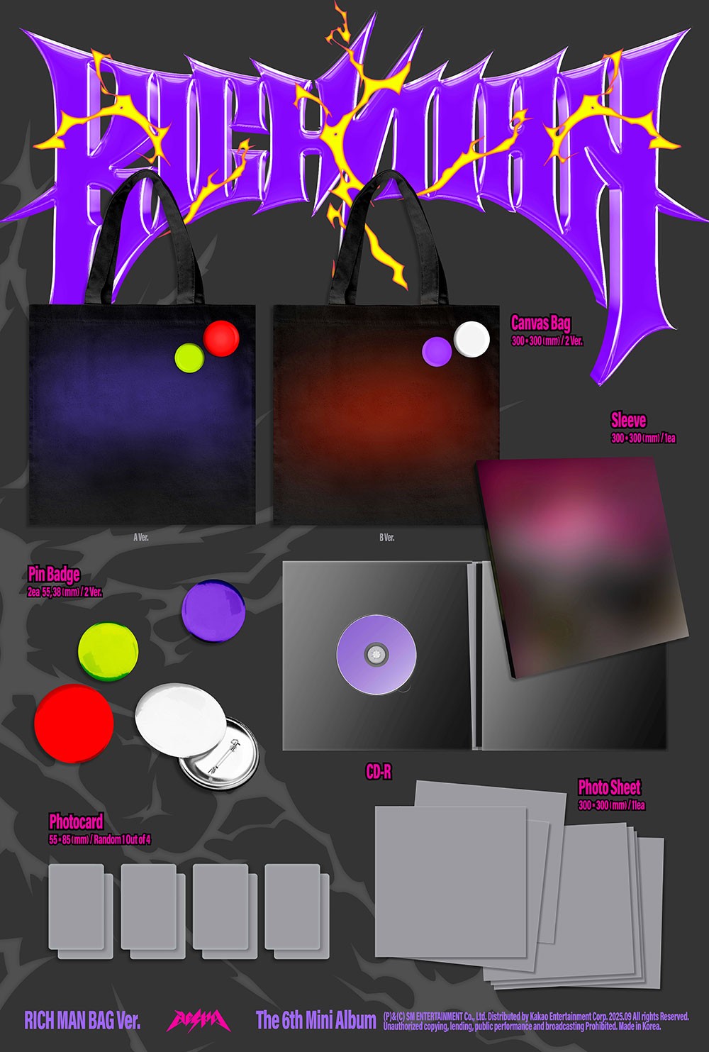 aespa - [RICH MAN] (RICH MAN BAG VER.) sklep