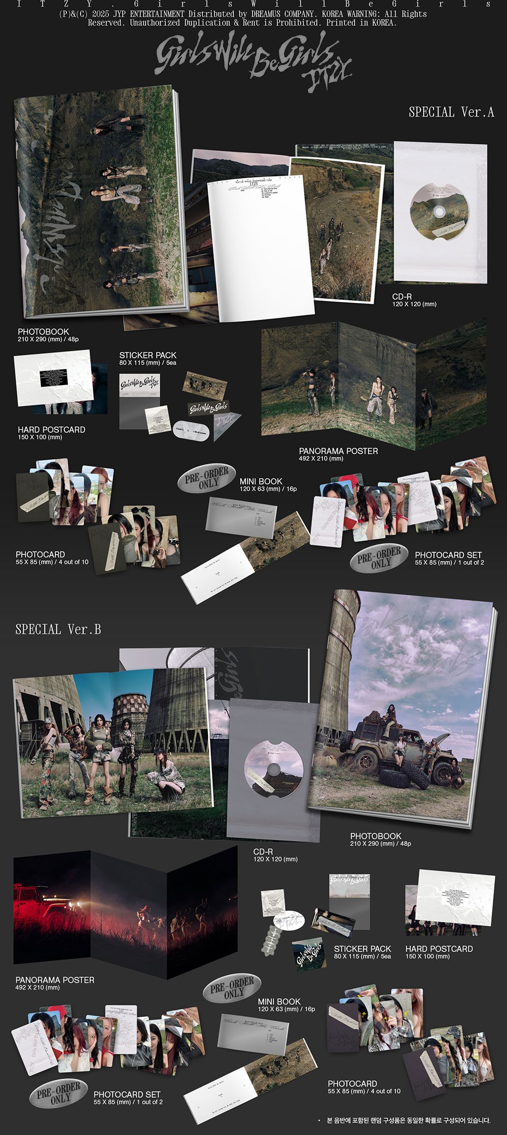 [Pre-Order] ITZY - [GIRLS WILL BE GIRLS] (SPECIAL EDITION)